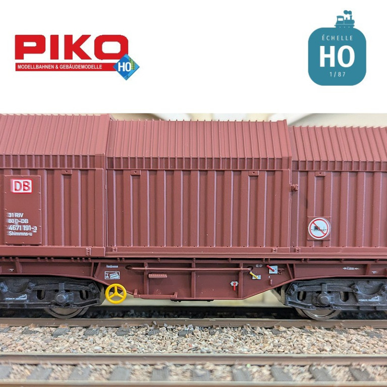 Set 2 wagons télescopiques Shimmns-u DB Cargo Ep VI HO Piko 58293 - Maketis Set 2 wagons télescopiques Shimmns-u DB Cargo Ep VI HO Piko 58293 - Maketis