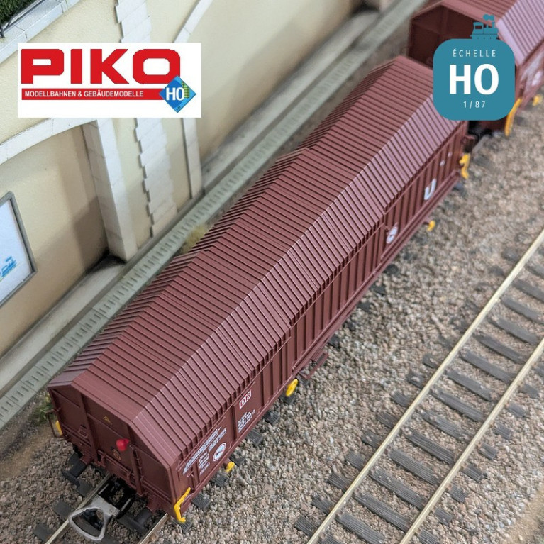 Set 2 wagons télescopiques Shimmns-u DB Cargo Ep VI HO Piko 58293 - Maketis Set 2 wagons télescopiques Shimmns-u DB Cargo Ep VI HO Piko 58293 - Maketis