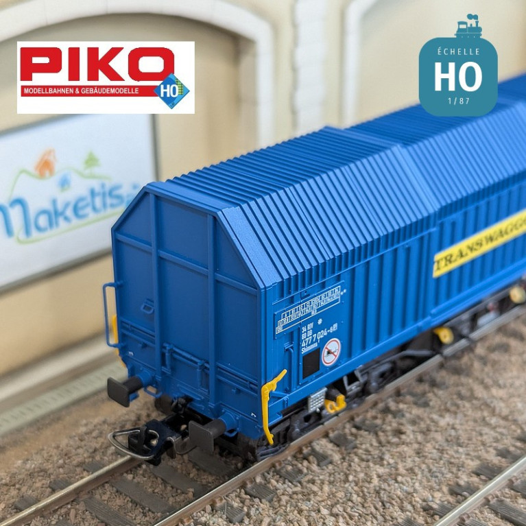 Set 2 wagons télescopiques Shimmns Transwaggon Ep V HO Piko 58296 - Maketis Set 2 wagons télescopiques Shimmns Transwaggon Ep V HO Piko 58296 - Maketis