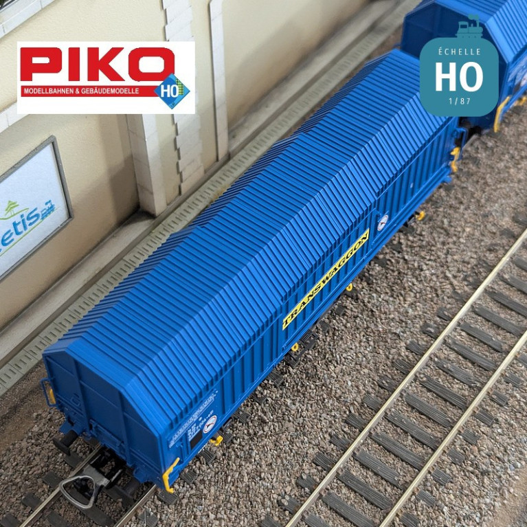 Set 2 wagons télescopiques Shimmns Transwaggon Ep V HO Piko 58296 - Maketis Set 2 wagons télescopiques Shimmns Transwaggon Ep V HO Piko 58296 - Maketis