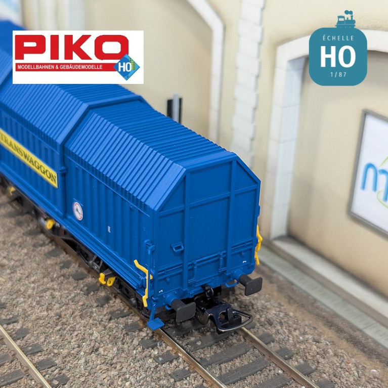 Set 2 wagons télescopiques Shimmns Transwaggon Ep V HO Piko 58296 - Maketis Set 2 wagons télescopiques Shimmns Transwaggon Ep V HO Piko 58296 - Maketis