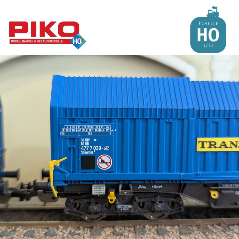 Set 2 wagons télescopiques Shimmns Transwaggon Ep V HO Piko 58296 - Maketis Set 2 wagons télescopiques Shimmns Transwaggon Ep V HO Piko 58296 - Maketis