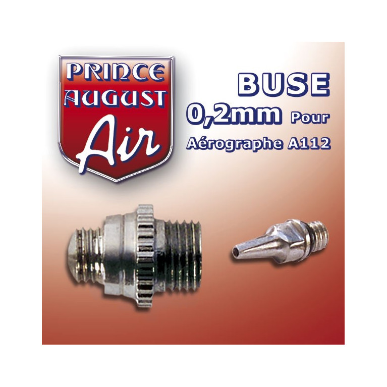Buse 0.2mm  pour aérographe A112 Prince August PAAA112 - MAKETIS