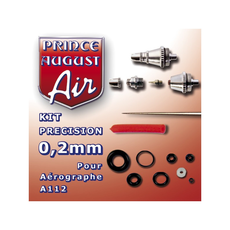 Kit de précision 0.2mm pour aérographe A112 Prince August