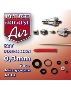Kit de précision 0.3mm pour aérographe A112 Prince August