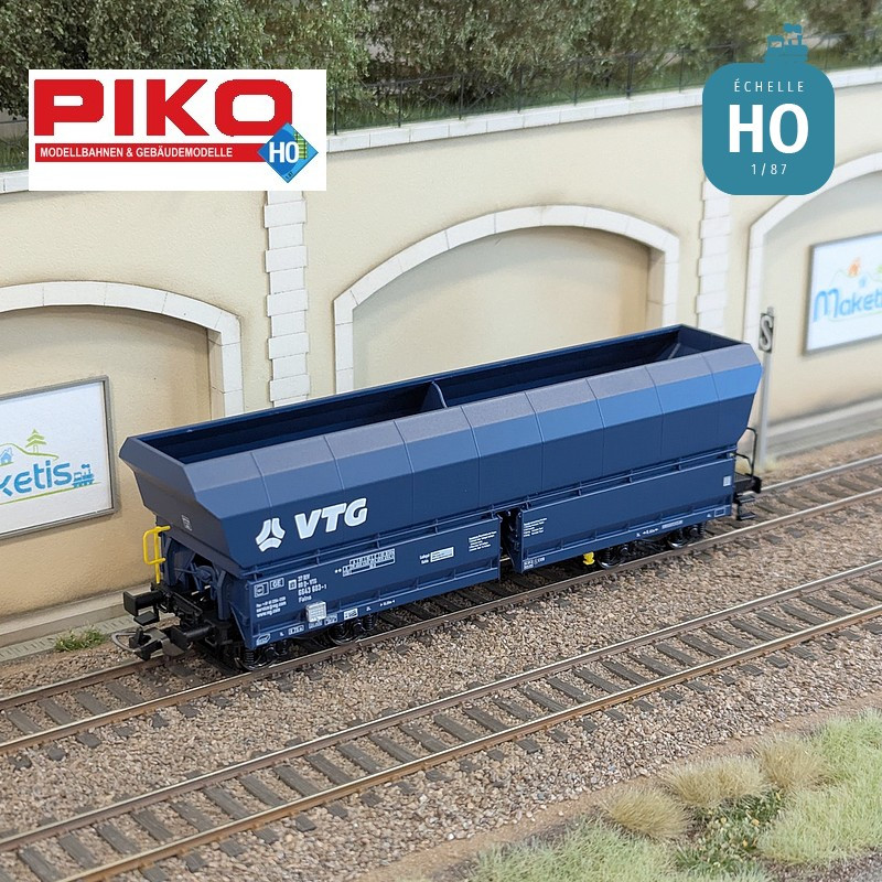 Set 2 wagons de marchandises en vrac Falns VTG Ep VI HO Piko 58282 - Maketis