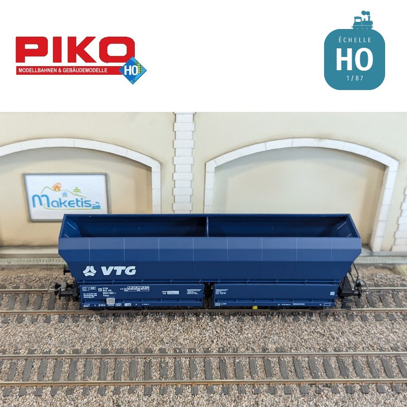 Set 2 wagons de marchandises en vrac Falns VTG Ep VI HO Piko 58282 - Maketis