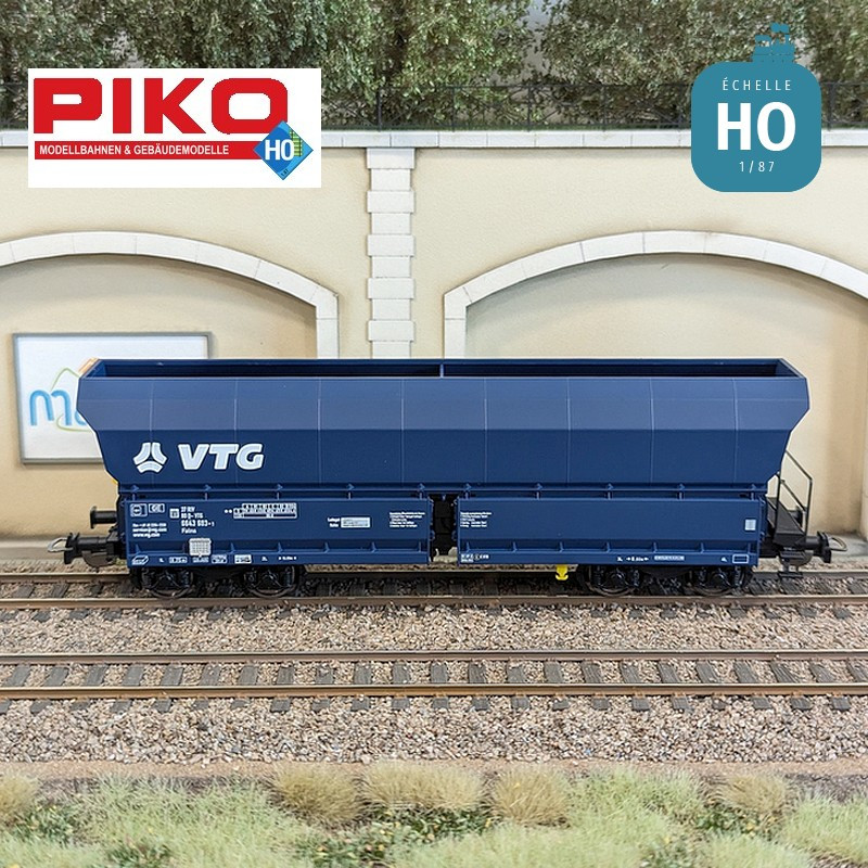 Set 2 wagons de marchandises en vrac Falns VTG Ep VI HO Piko 58282 - Maketis