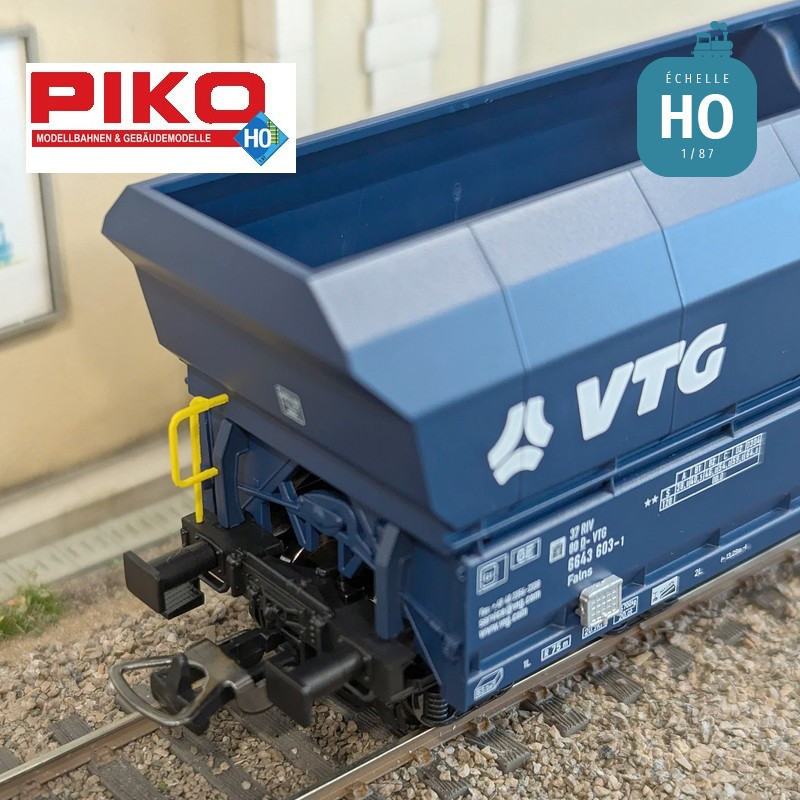 Set 2 wagons de marchandises en vrac Falns VTG Ep VI HO Piko 58282 - Maketis