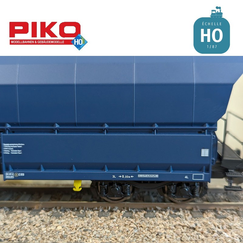 Set 2 wagons de marchandises en vrac Falns VTG Ep VI HO Piko 58282 - Maketis