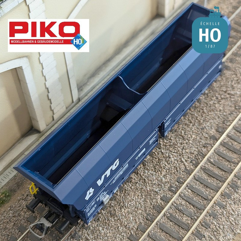 Set 2 wagons de marchandises en vrac Falns VTG Ep VI HO Piko 58282 - Maketis