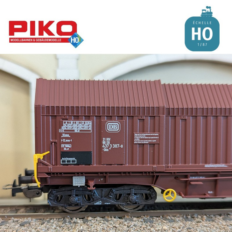 Set 2 wagons télescopiques Shis DB Ep IV HO Piko 58294 - Maketis Set 2 wagons télescopiques Shis DB Ep IV HO Piko 58294 - Maketis