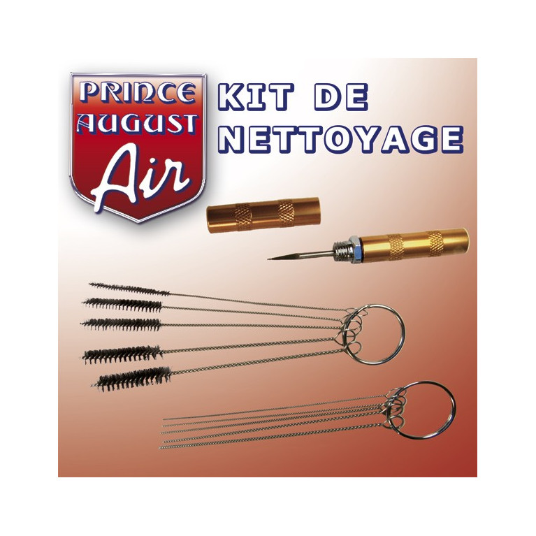 Kit de nettoyage pour aérographe Prince August