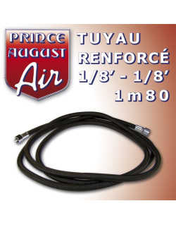 Tuyau renforcé1/8'-1/8' 1m80 Prince August