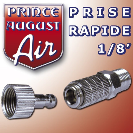 Prise Rapide 1/8' Prince August PAAAG50 - MAKETIS Prise Rapide 1/8' Prince August PAAAG50 - MAKETIS
