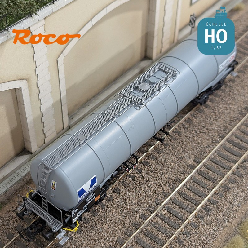 Set 3 wagons citernes 95m3 type Zacns MILLET Ep VI HO Roco 6600091 - Maketis