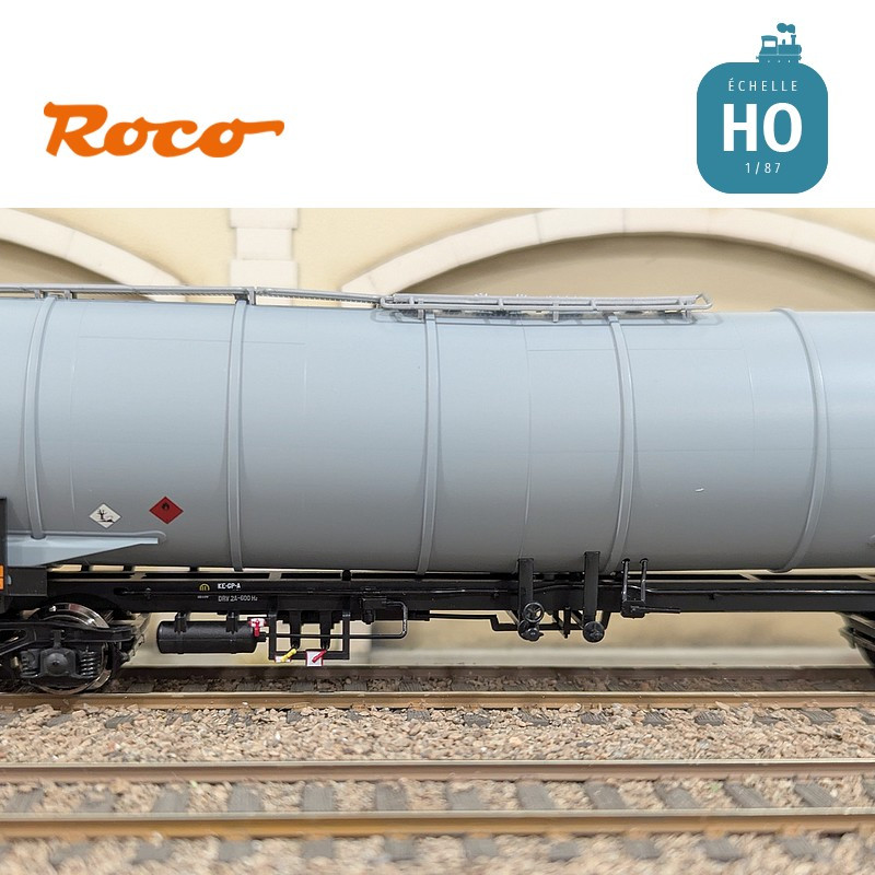Set 3 wagons citernes 95m3 type Zacns MILLET Ep VI HO Roco 6600091 - Maketis