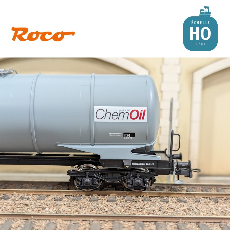 Set 3 wagons citernes 95m3 type Zacns MILLET Ep VI HO Roco 6600091 - Maketis