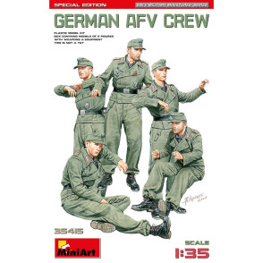 Equipage de véhicule blindé Allemand WWII Edition spéciale 1/35 MiniArt 35415 - Maketis