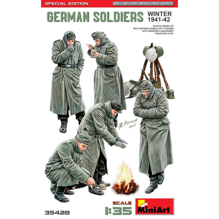 Soldats Allemands en Hiver 1941-1942 Edition spéciale WWII 1/35 MiniArt 35428 - Maketis