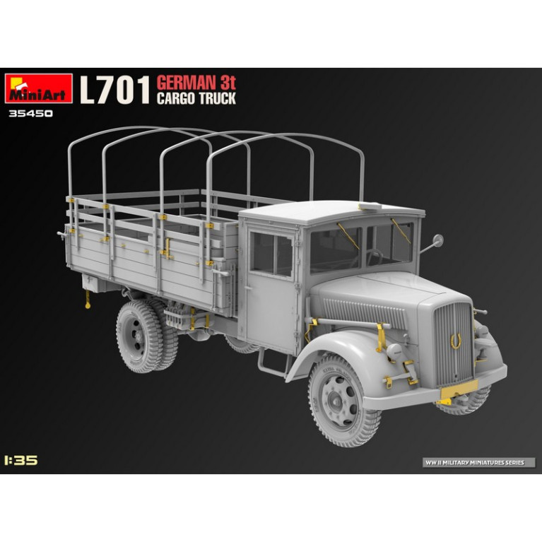 Camion de transport 3t allemand type L701 WWII 1/35 MiniArt 35450 - Maketis