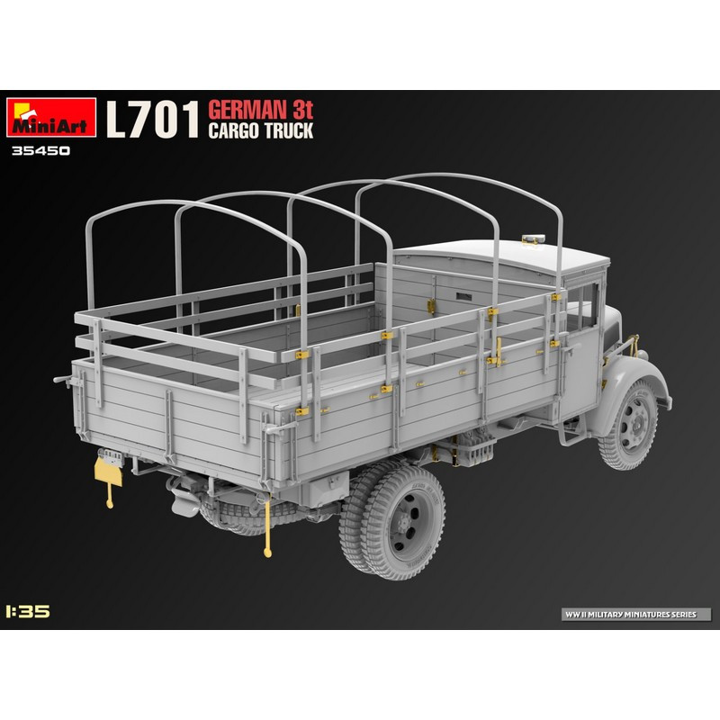 Camion de transport 3t allemand type L701 WWII 1/35 MiniArt 35450 - Maketis