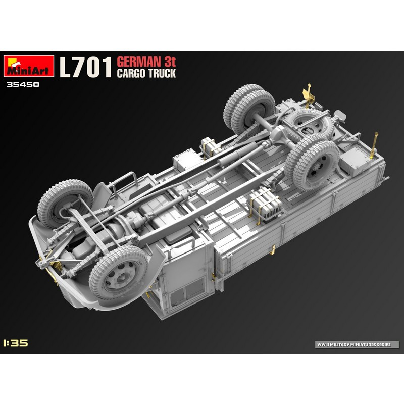 Camion de transport 3t allemand type L701 WWII 1/35 MiniArt 35450 - Maketis