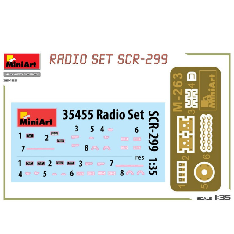 Poste radio U.S. SCR-299 WWII 1/35 MiniArt 35455 - Maketis