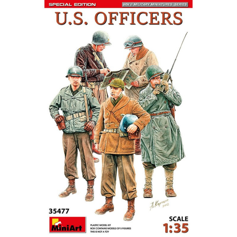 Officiers Américains WWII Edition spéciale 1/35 MiniArt 35477 - Maketis