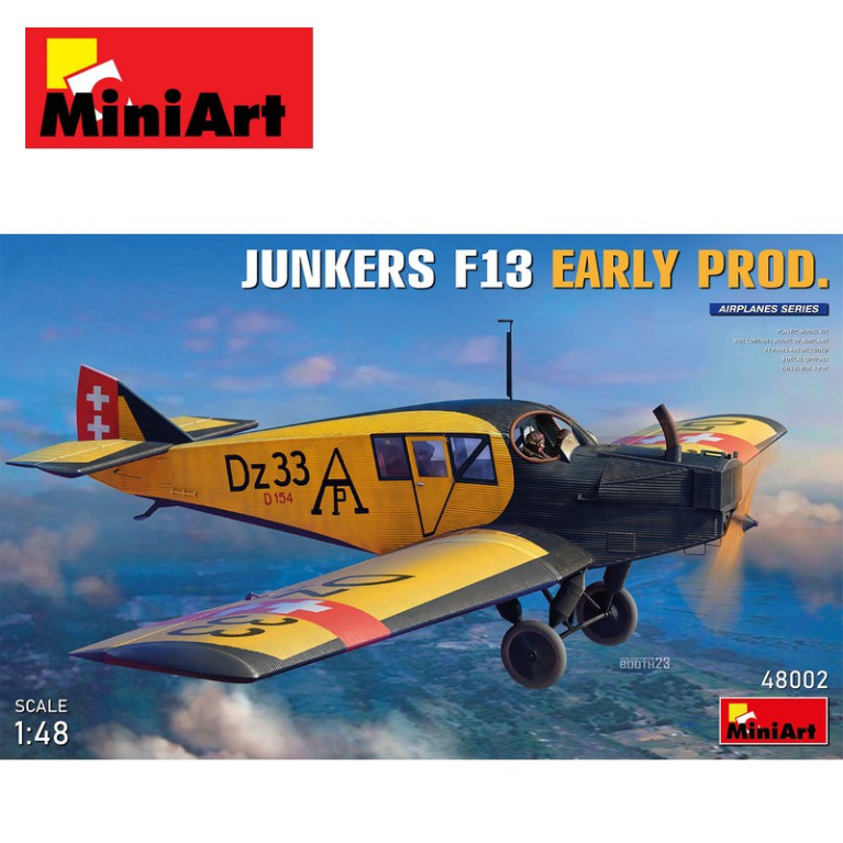 Avion allemand Junkers F13 1/48 MiniArt 48002 - Maketis