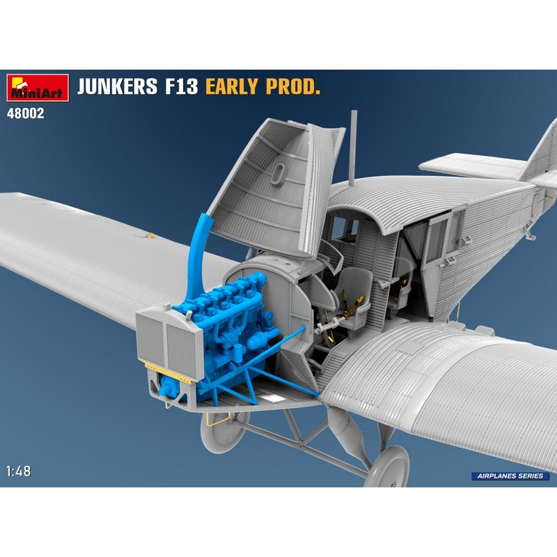Avion allemand Junkers F13 1/48 MiniArt 48002 - Maketis