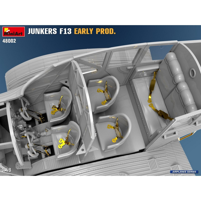 Avion allemand Junkers F13 1/48 MiniArt 48002 - Maketis