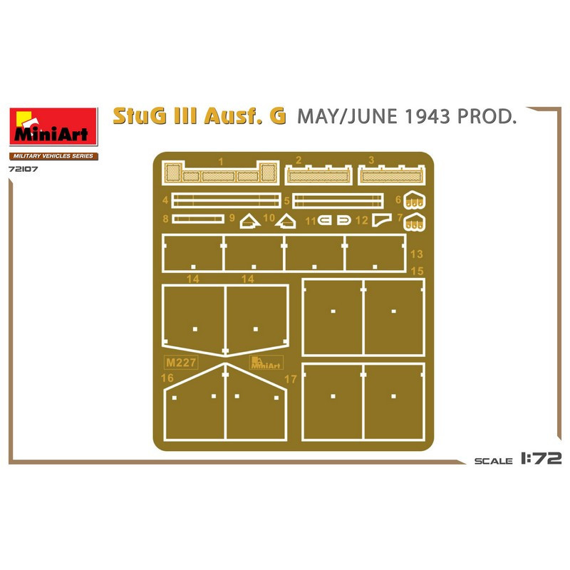 Char allemand StuG III Ausf. G  May/June 1943 Prod WWII 1/72 MiniArt 72107 - Maketis