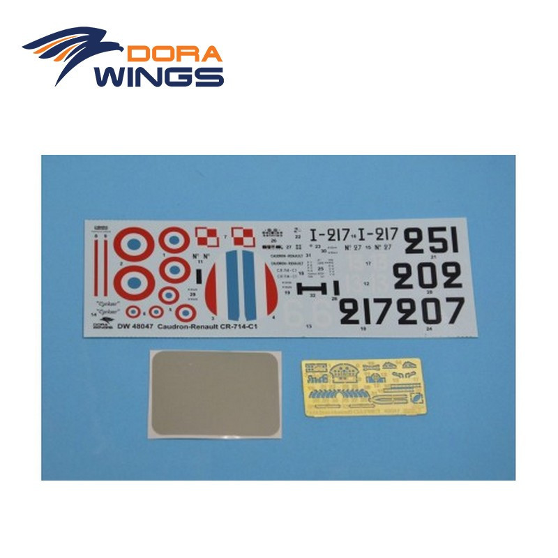 Avion de chasse français Caudron-Renault CR.714 WWII 1/48 Dora Wings 48047 - Maketis