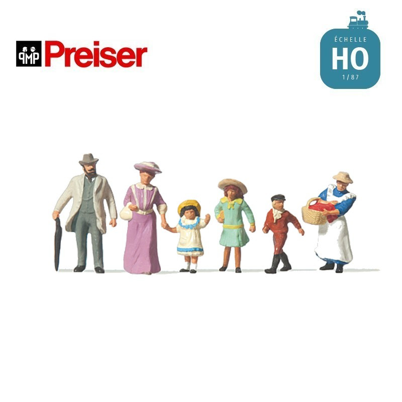 Famille 1900 HO Preiser 12132- Maketis