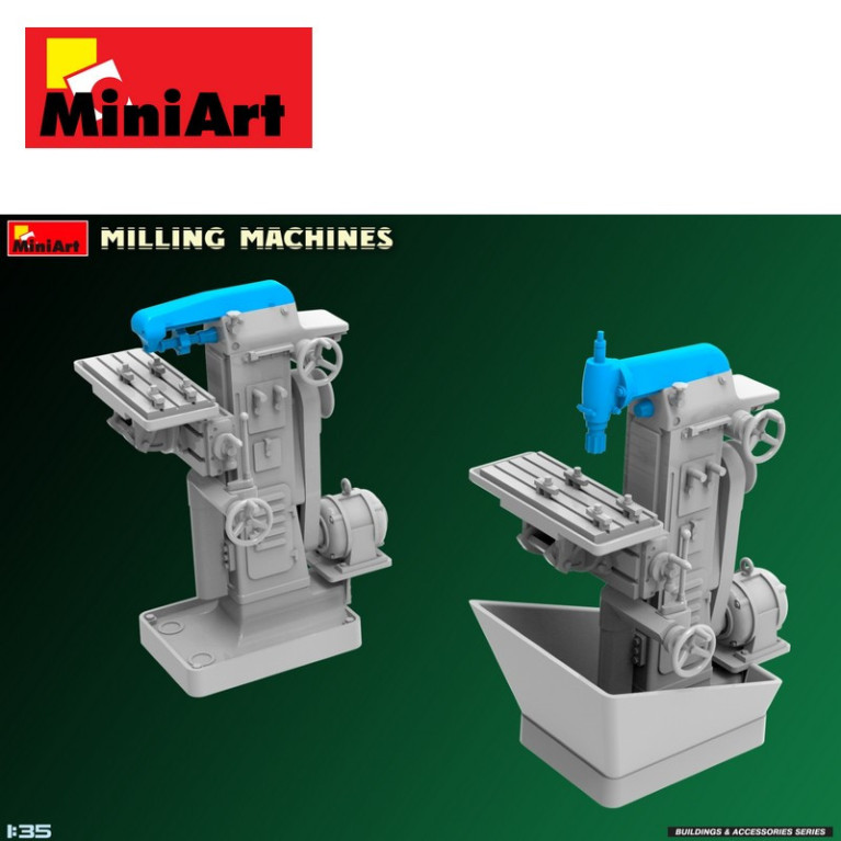 Machines à fraiser 1/35 MiniArt 35663 - Maketis