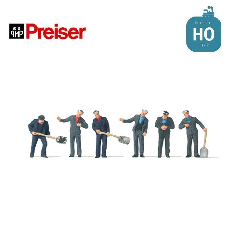 Conducteurs et chauffeurs HO Preiser 10788 - Maketis Conducteurs et chauffeurs HO Preiser 10788 - Maketis