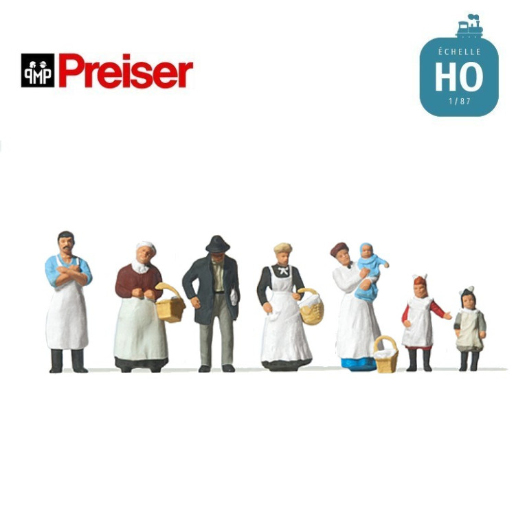 Chez l'épicier 1900 HO Preiser 12193-Maketis Chez l'épicier 1900 HO Preiser 12193-Maketis