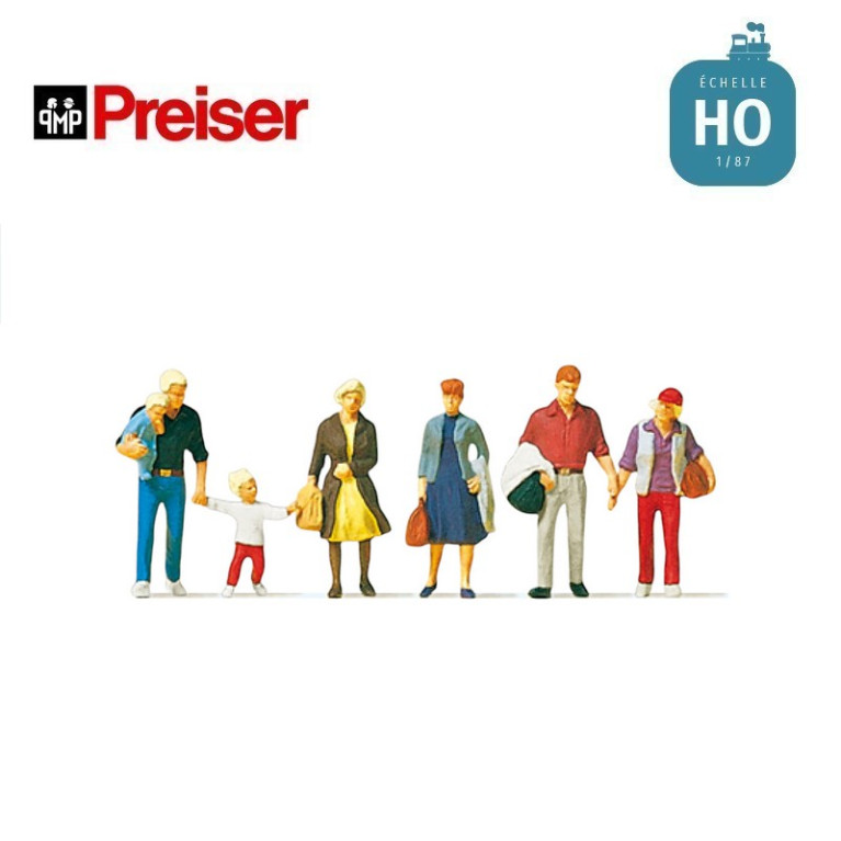Voyageurs HO Preiser 10517 - Maketis