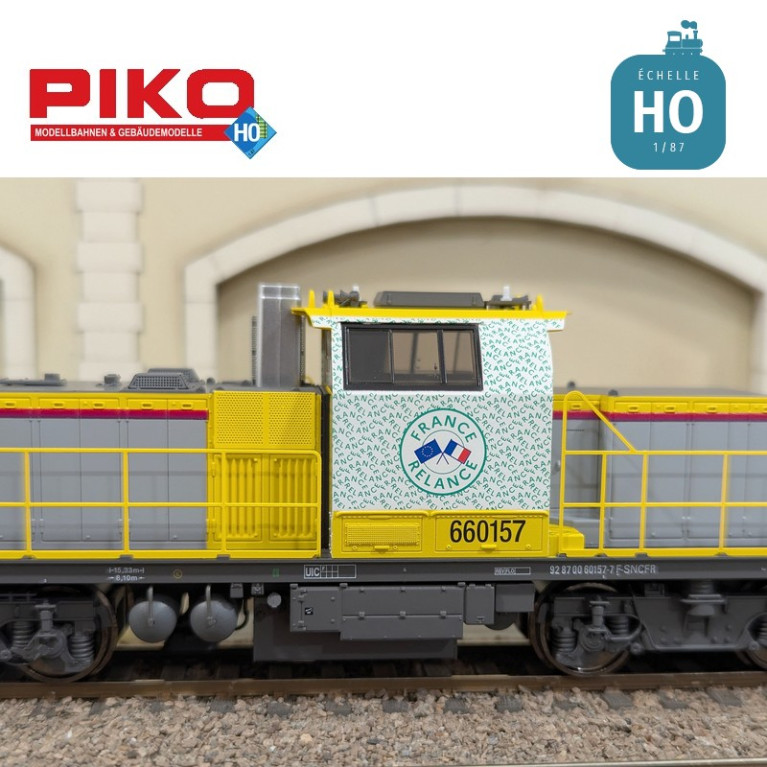 Locomotive diesel BB 60000 France Relance SNCF Ep VI Analogique HO Piko 96491 - Maketis Locomotive diesel BB 60000 France Relance SNCF Ep VI Analogique HO Piko 96491 - Maketis