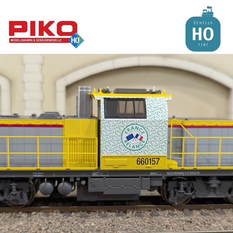 Locomotive diesel BB 60000 France Relance SNCF Ep VI Digital sonore HO Piko 96492  - Maketis