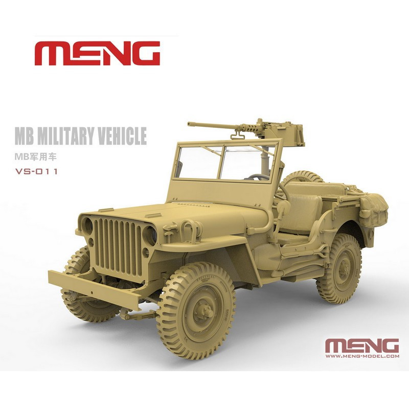 Jeep MB véhicule militaire US 1/35 Meng-Model VS-011 - Maketis