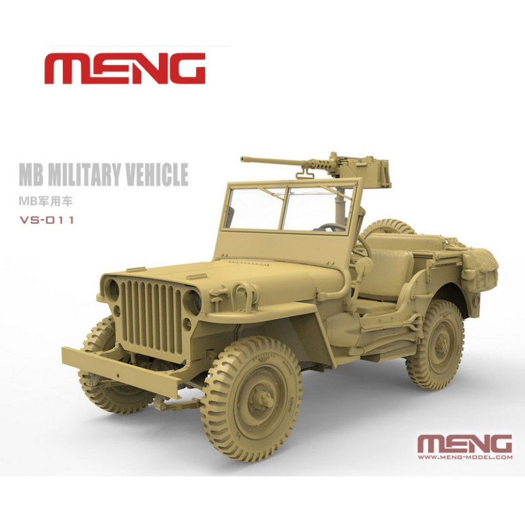 Jeep MB véhicule militaire US 1/35 Meng-Model VS-011 - Maketis Jeep MB véhicule militaire US 1/35 Meng-Model VS-011 - Maketis