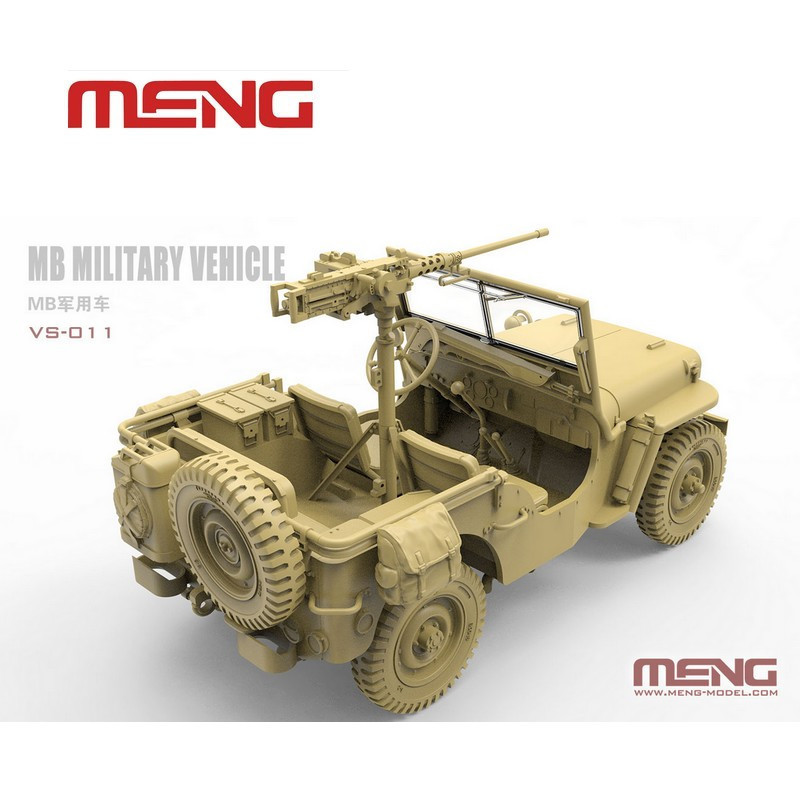 Jeep MB véhicule militaire US 1/35 Meng-Model VS-011 - Maketis