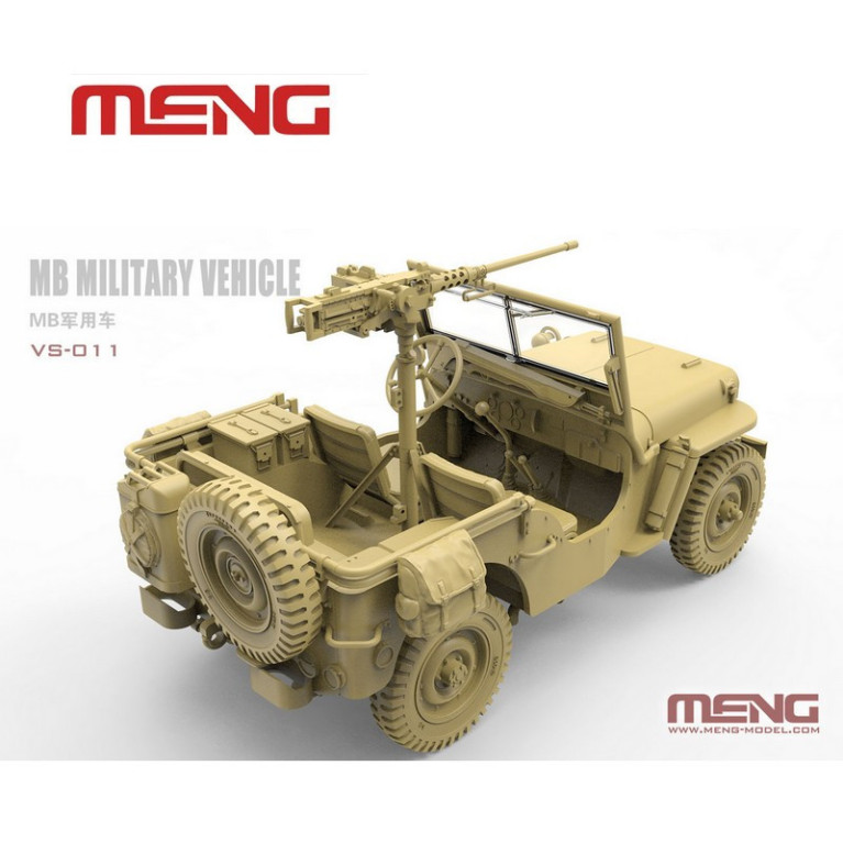 Jeep MB véhicule militaire US 1/35 Meng-Model VS-011 - Maketis Jeep MB véhicule militaire US 1/35 Meng-Model VS-011 - Maketis