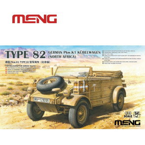 Véhicule militaire allemand Pkw.K1 type 82 Kübelwagen 1/35 Meng-Model VS-015 - Maketis