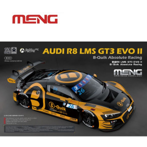Voiture AUDI R8 LMS GT3 EVO II B-Quik Absolute Racing 1/24 Meng-Model CS-011 - Maketis