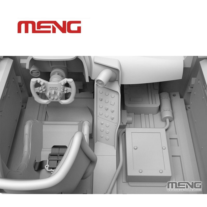 Voiture AUDI R8 LMS GT3 EVO II B-Quik Absolute Racing 1/24 Meng-Model CS-011 - Maketis