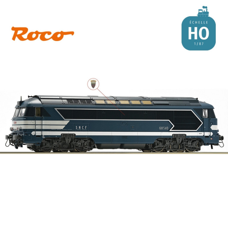 Locomotive diesel A1A 68540 SNCF Ep IV Digital Son HO Roco 7310072 - Maketis