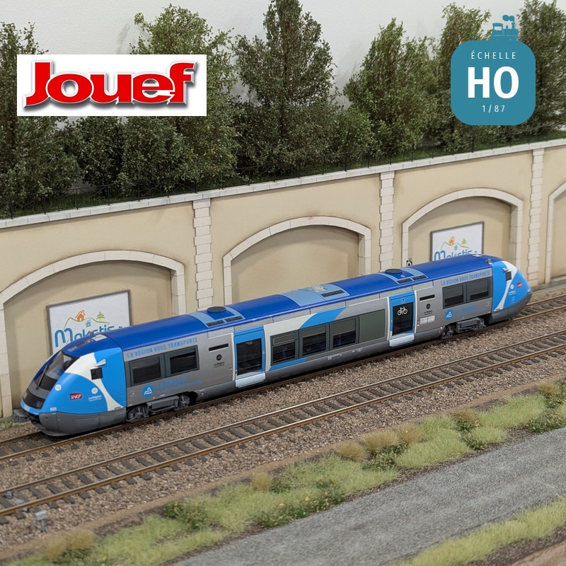 Autorail diesel X 73500 "La Région" SNCF Ep VI digital sonore HO Jouef HJ2437S  - Maketis
